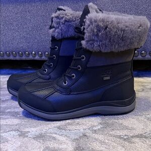 UGG Black and Gray Winter Boots